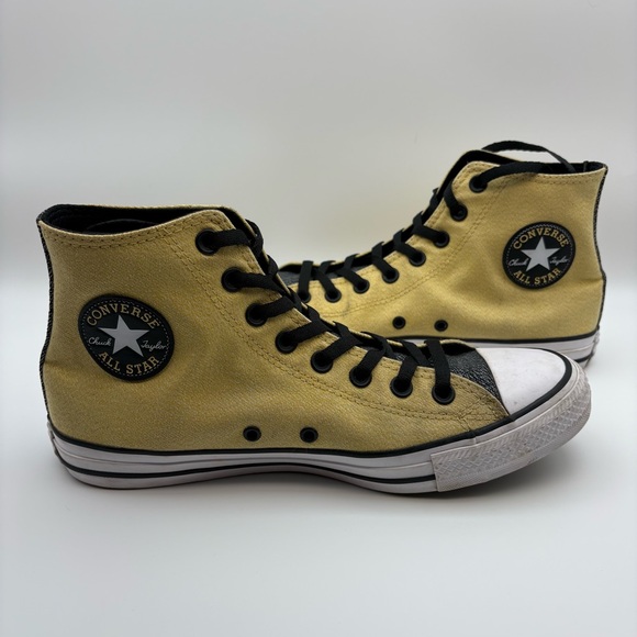 Converse All Star Chuck Taylor Yellow High-Top Sneakers, Men’s 8.5, Women’s 10.5 - Picture 1 of 8